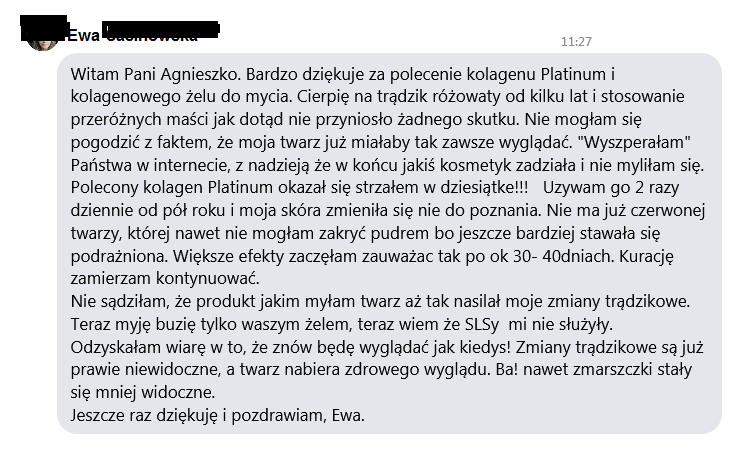 Kolagen na trądzik różowaty opinia